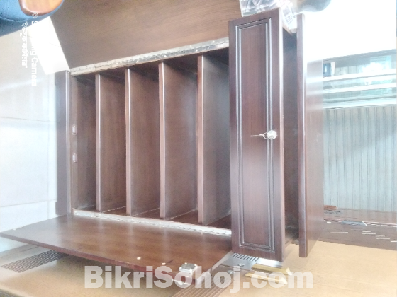 অধিক টিকসই মালেসিয়ান উড কার্ড জুতার রেক